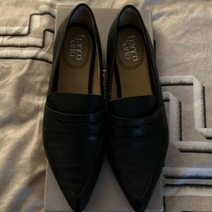 FrancoSarto pointed toe, low heel leather loafers. Worn a couple of times.